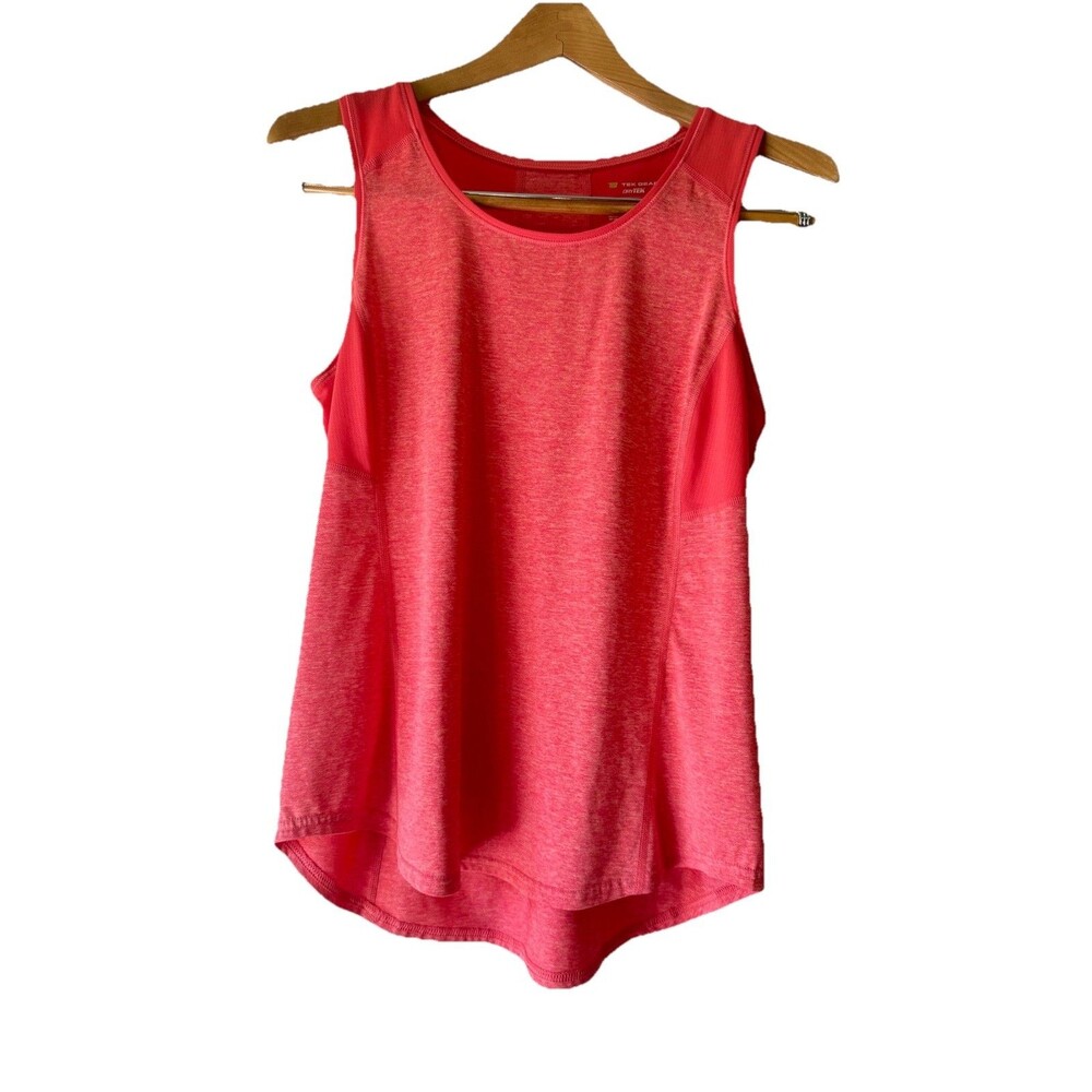 Tek Gear Dry Tek Women’s Size Medium Activewear Top Exercise Salmon / Pink Color